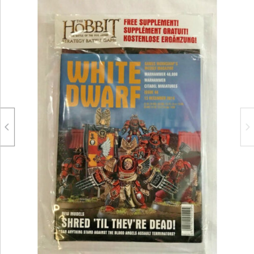 Lord of the Rings HOBBIT SUPPLEMENT plus White Dwarf Magazine 46 Games Workshop
